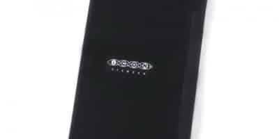 Zwart Oakley Eyewear etui met logo en sluiting aan één zijde.