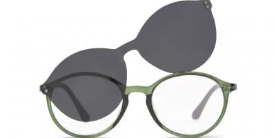 Nordic Projekt leesbril NPEB Easy Duo Rond clip-on zonnelens
