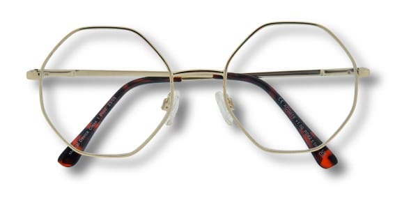 Noci Eyewear leesbril Goldy 018 Hexagon_image_1