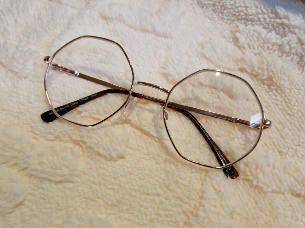 Noci Eyewear leesbril Goldy 018 Hexagon