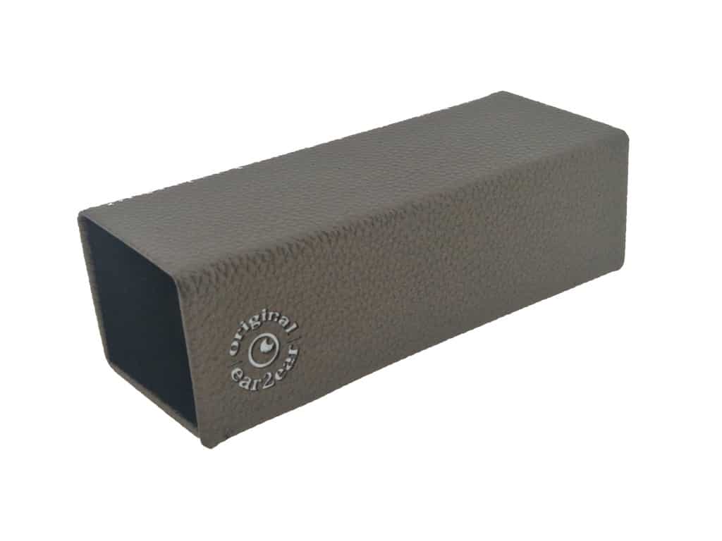 Ear2Ear opvouwbare brillenkoker Soft Titanium POS113