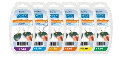 StickTite herplakbare bifocale lenzen + montage set