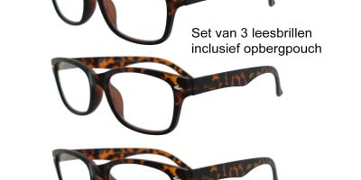 Set van 3 Refocus leesbrillen RR400