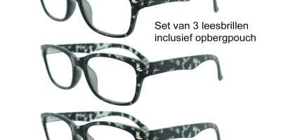 Set van 3 Refocus leesbrillen RR400